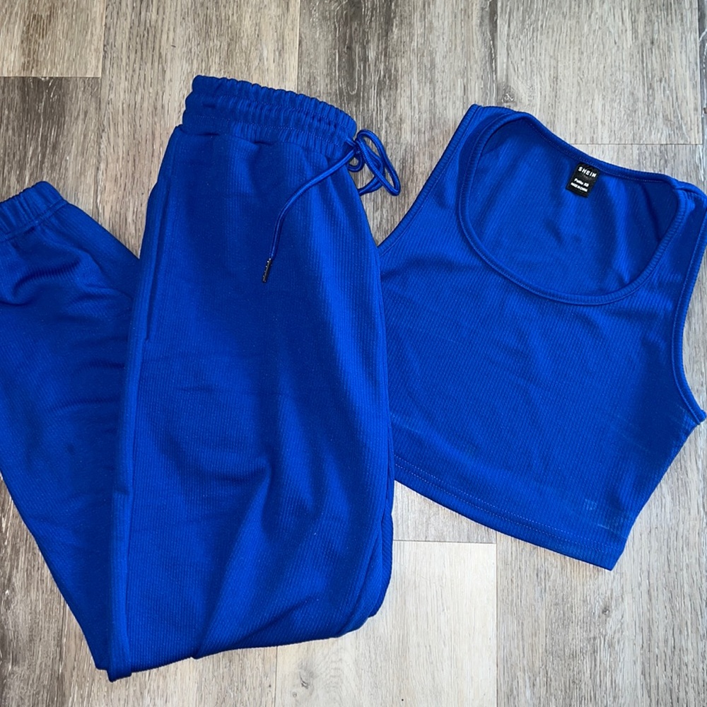 Blue sweat set